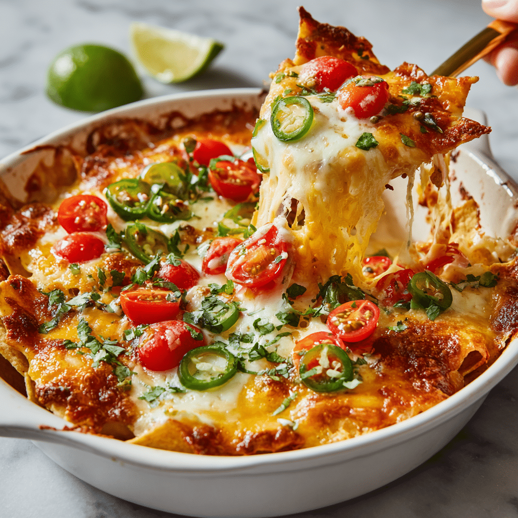 (SUPER EASY) Chicken Nacho Casserole Recipe