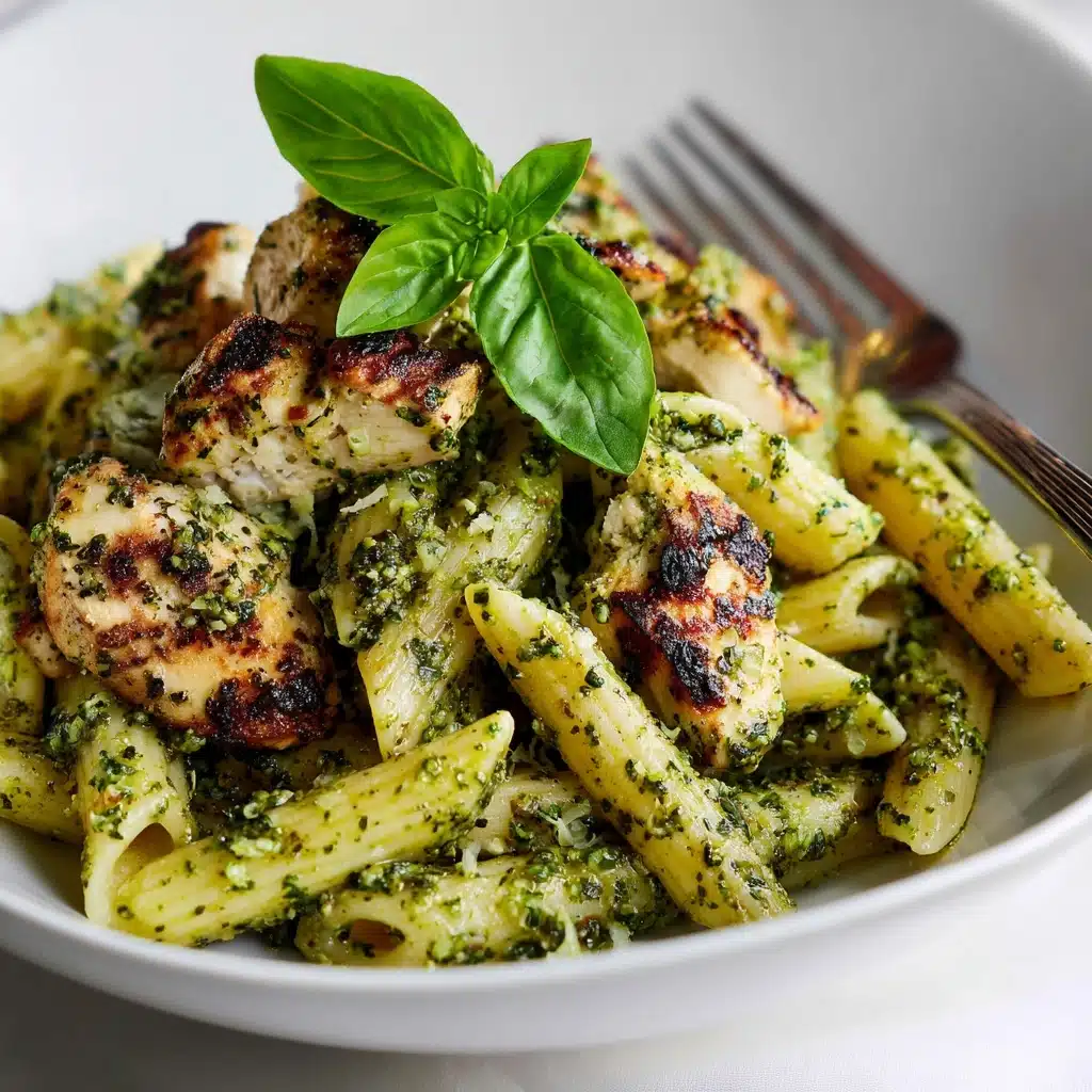 Creamy Chicken Pesto Pasta Recipe - Recipe Image