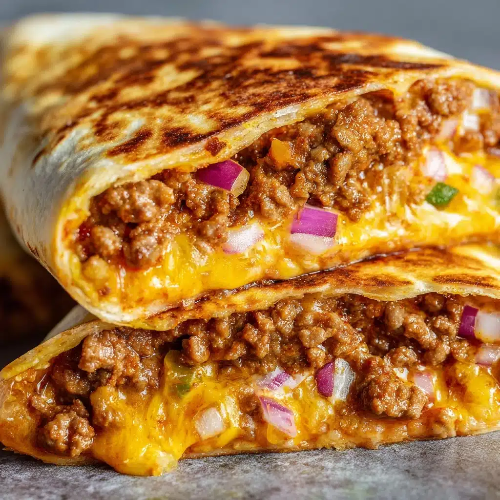 Loaded Cheesy Pocket Tacos: A Family Favorite Recipe - Recipe Image