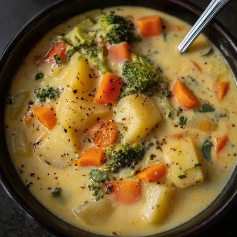 The Best Broccoli Potato Cheese Soup Recipe