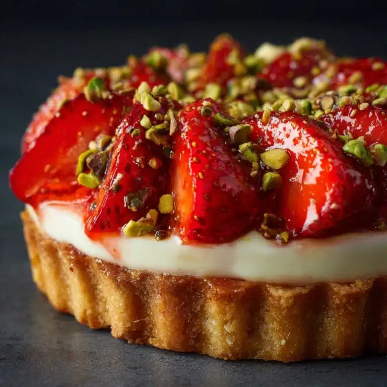 Mini Strawberry-Pistachio Mascarpone Tarts Recipe