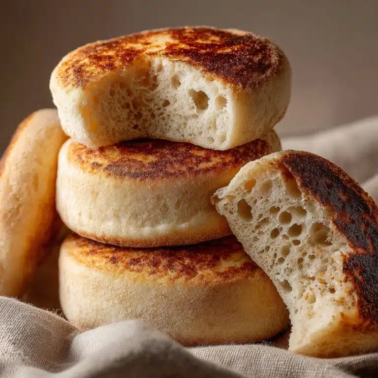 Sourdough Discard English Muffins Recipe