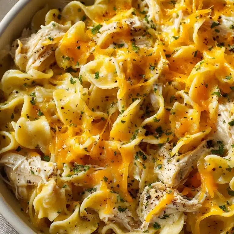 Cheesy Chicken Noodle Casserole Recipe