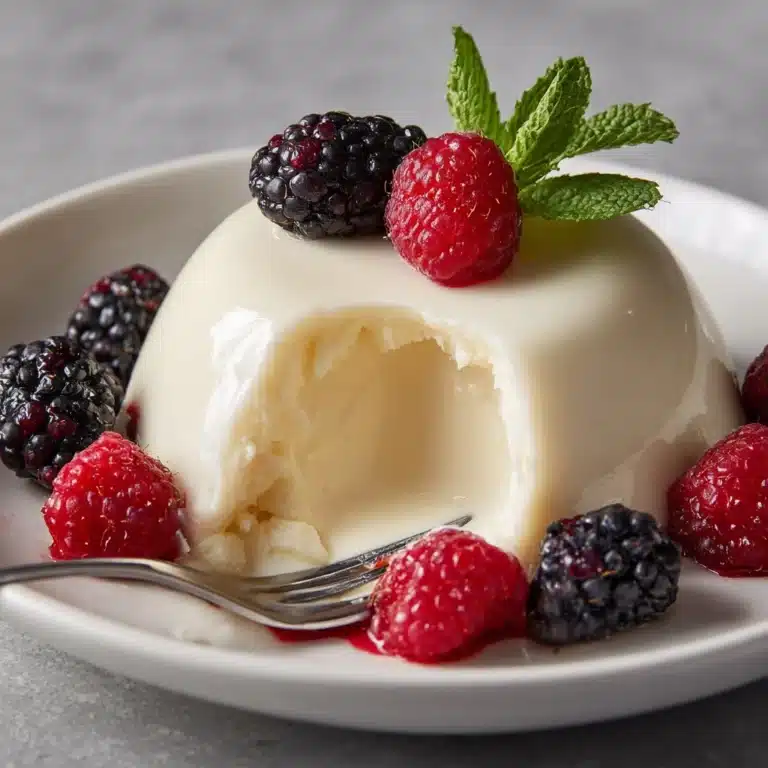 Bavarian Cream And Berries Recipe