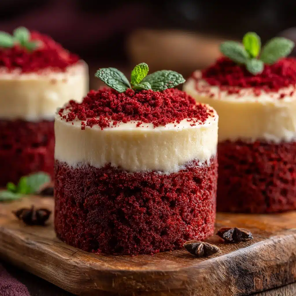 Red Velvet Cheesecake Mini Pies Recipe