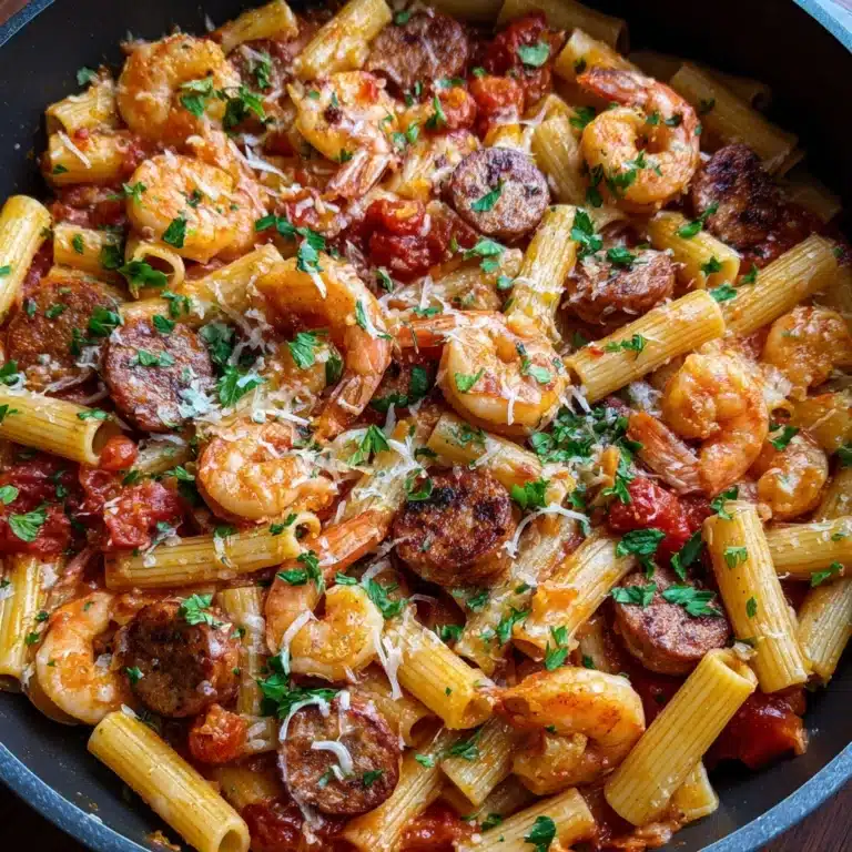 Cajun Shrimp and Sausage Pasta Recipe