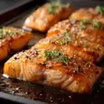 Air Fryer Honey Mustard Glazed Salmon Recipe