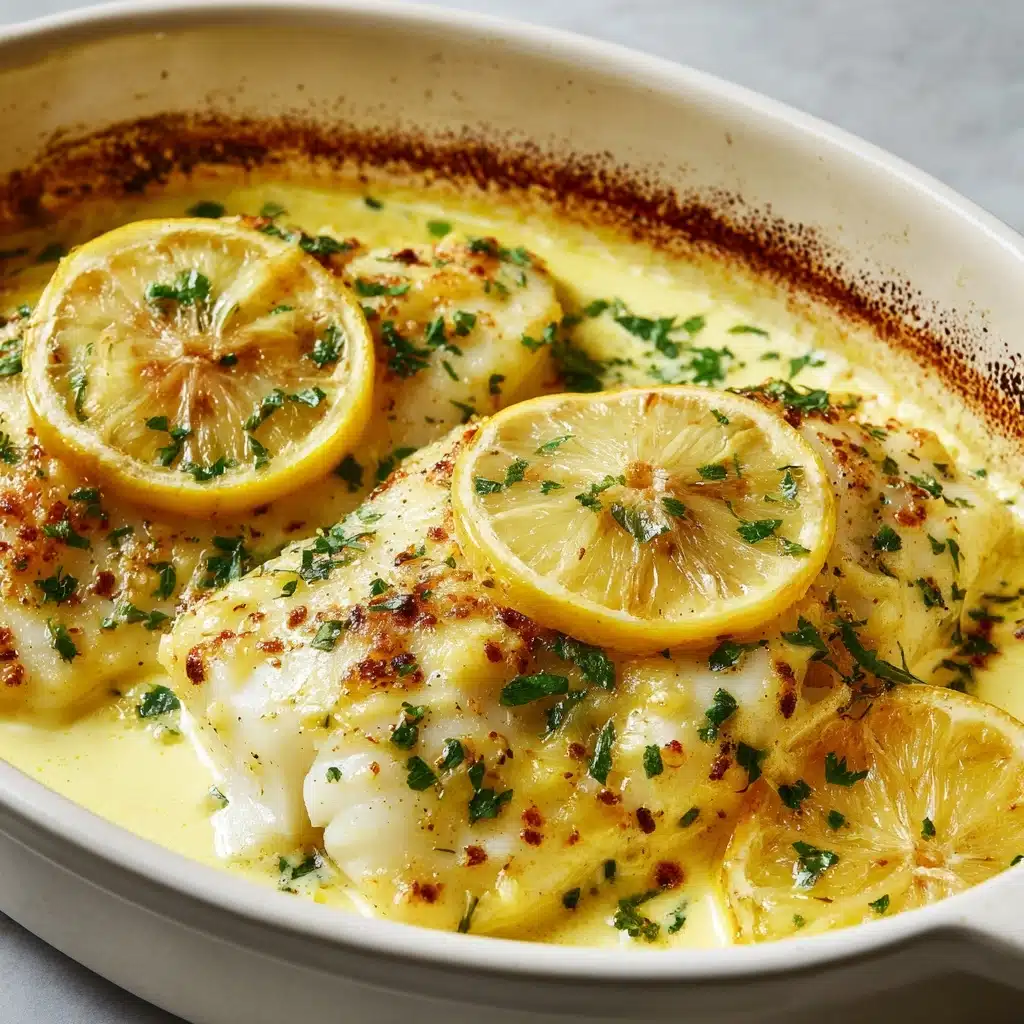 Baked Cod with Lemon and Garlic Recipe