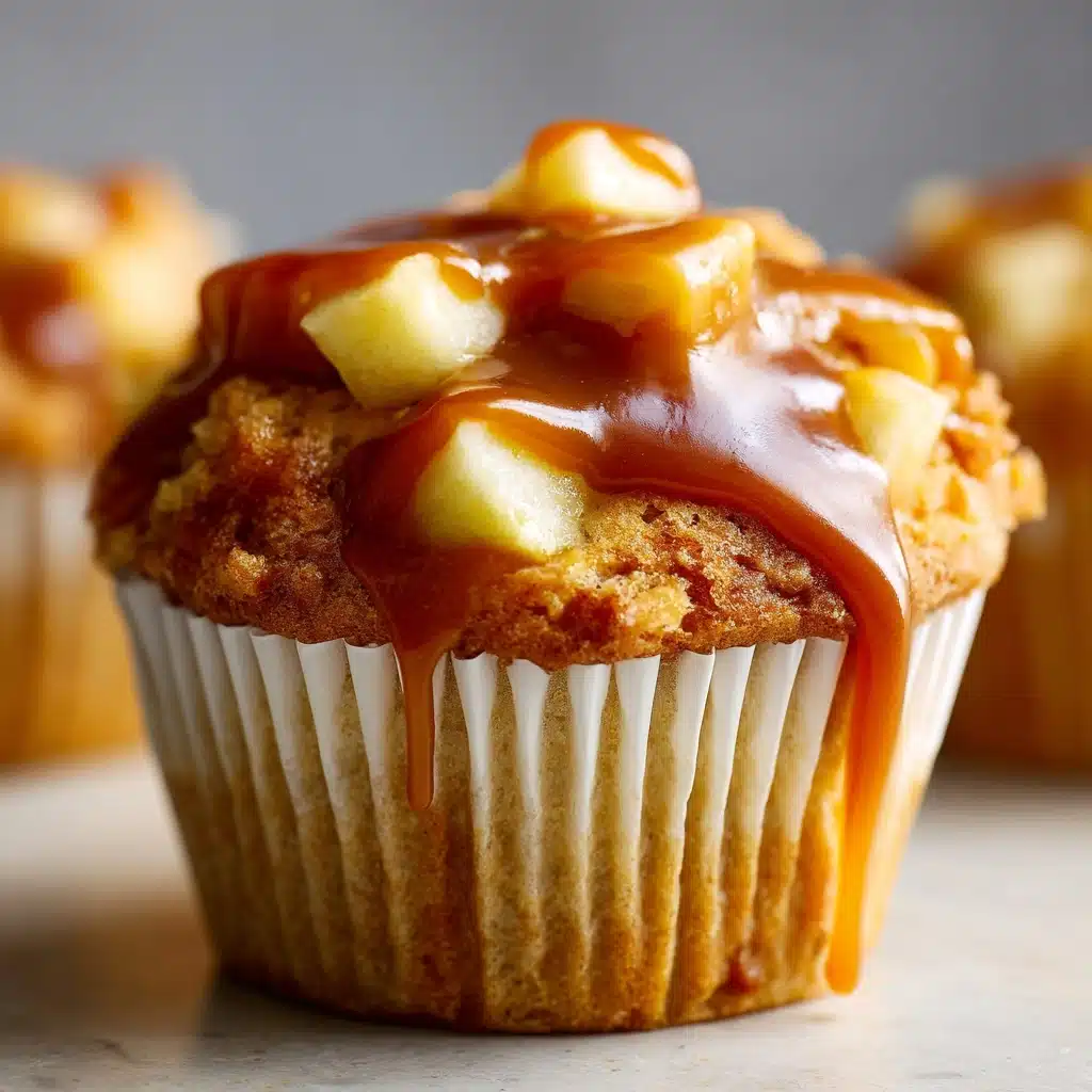 Gooey Caramel Apple Muffins Recipe - Recipe Image