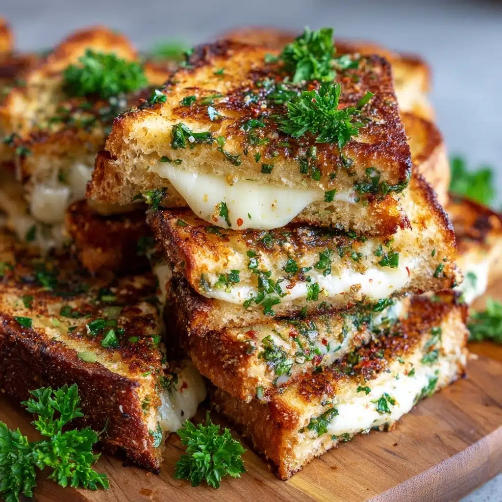 Chimichurri Garlic Bread Recipe - Recipe Image