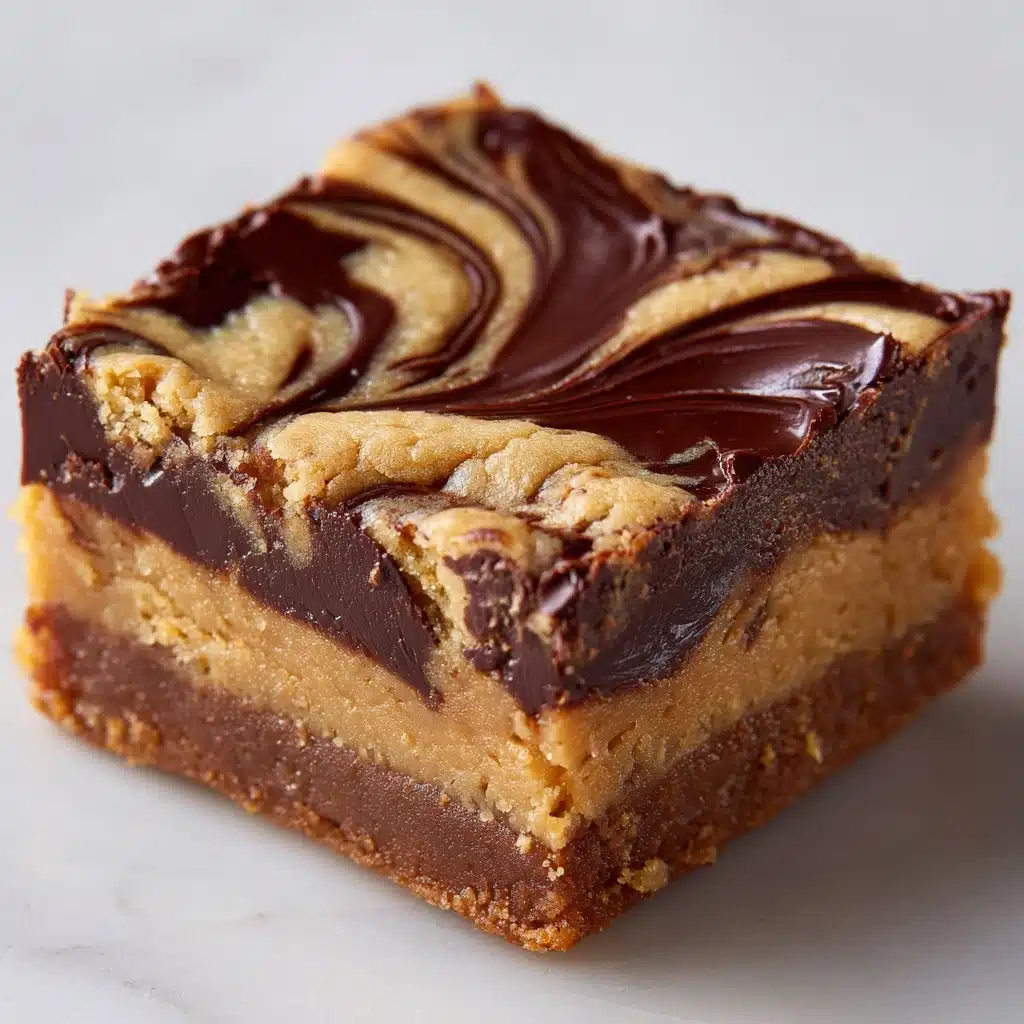 Peanut Butter Chocolate Swirl Blondies Recipe