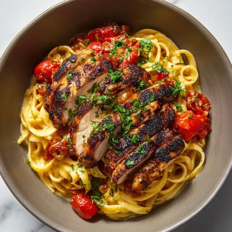 Lemon Garlic Butter Chicken with Parmesan Linguine Recipe