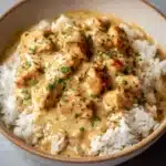Creamy Smothered Chicken and Rice Recipe