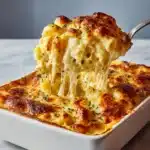 Three-Cheese Baked Macaroni Recipe