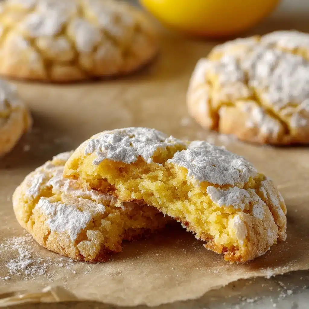 Lemon Crinkle Cookies Recipe - Recipe Image