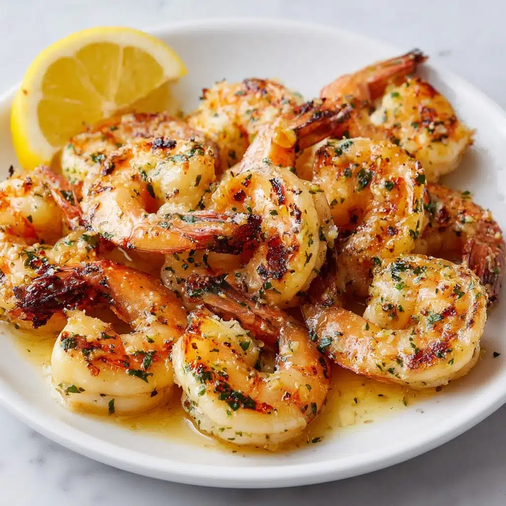BBQ Grilled Prawns with Garlic, Lemon & Chilli Recipe