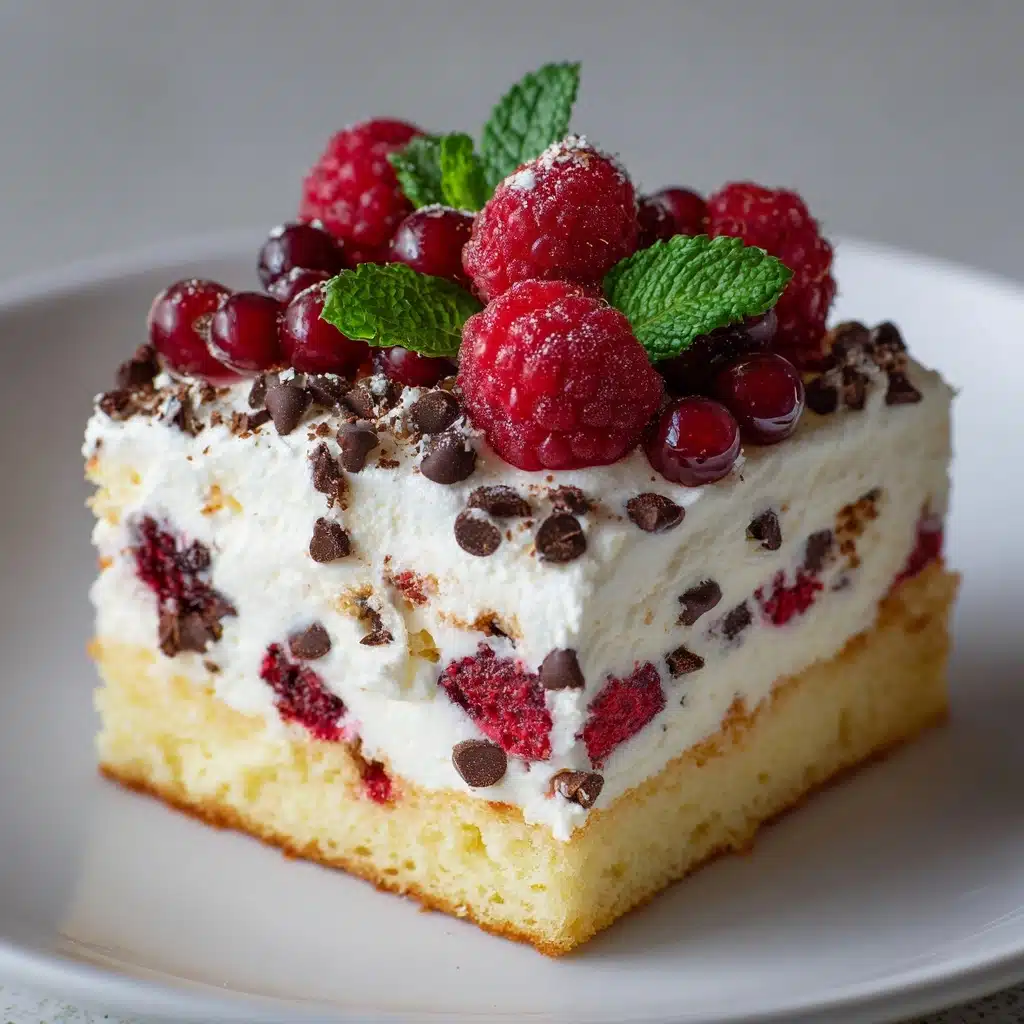 Cannoli Poke Cake Recipe