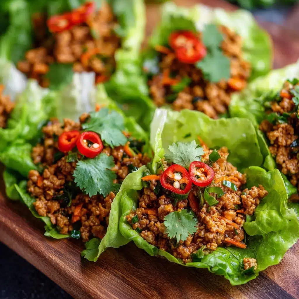 Easy Chicken Larb Lettuce Wraps to Try Today Recipe - Recipe Image