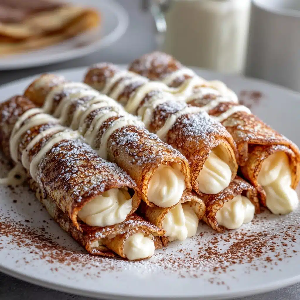 Cinnamon Roll Protein Crepes Recipe - Recipe Image