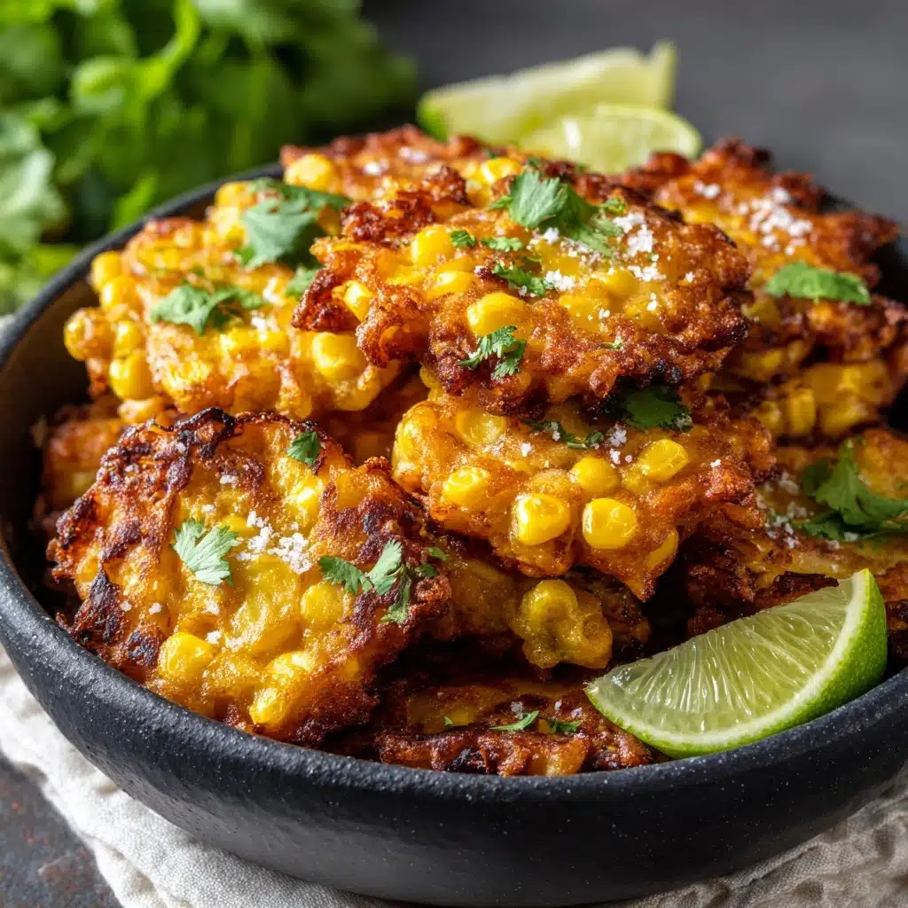 Mexican Street Corn Fritters Recipe