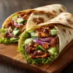 Hawaiian BBQ Chicken Wraps Recipe
