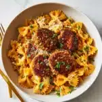 Southern Style Creamy Parmesan Chicken Pasta Recipe