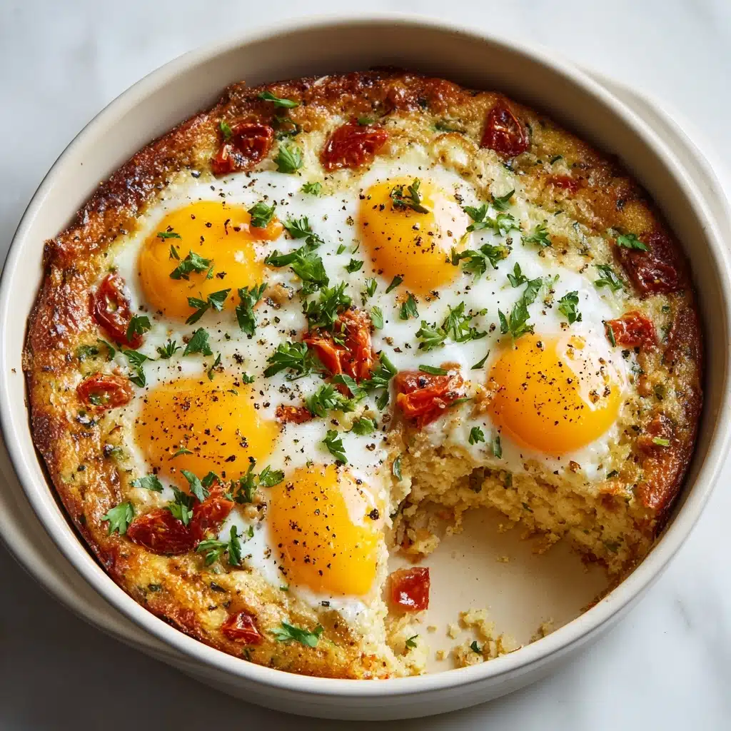 Baked Feta Eggs Recipe - Recipe Image