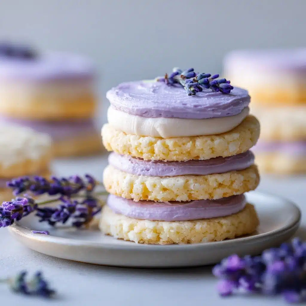 Lemon Lavender Sandwich Cookies Recipe - Recipe Image