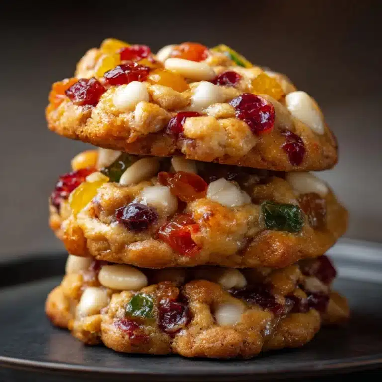 Decadent Chewy Fruitcake Cookies Recipe