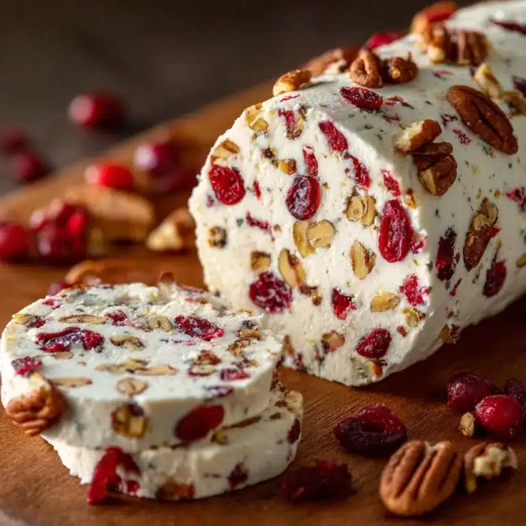 Cranberry Pecan Cheese Log Recipe