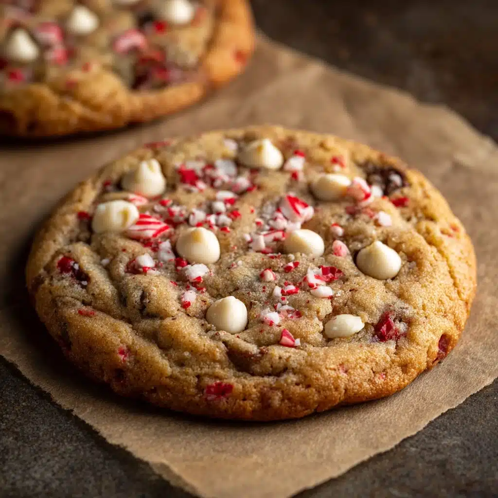 White Chocolate Candy Cane Cookies Recipe