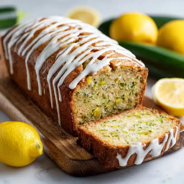 Lemon Zucchini Bread with Lemon Glaze Recipe
