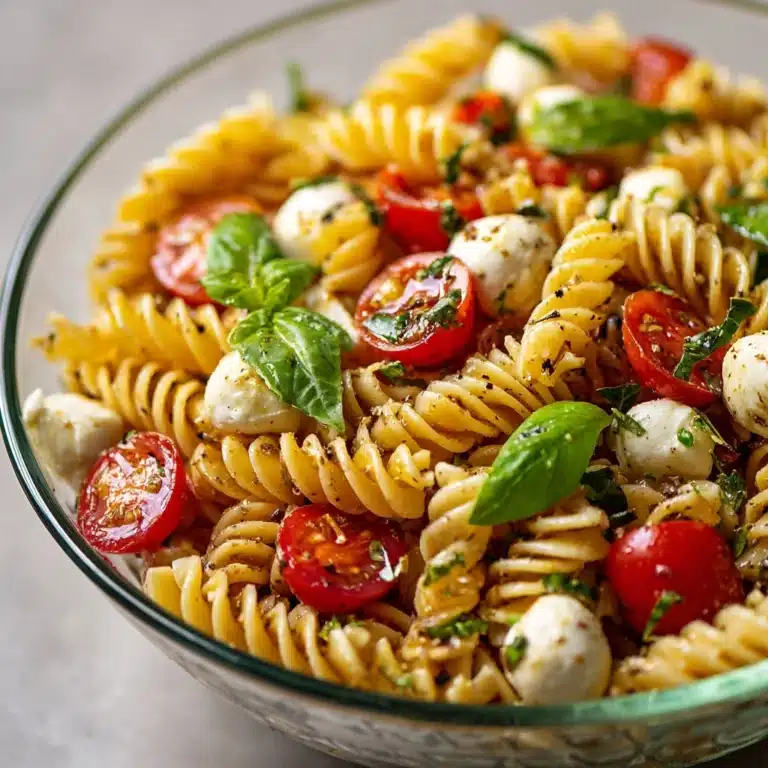 Caprese Pasta Salad: A Fresh and Flavorful Recipe for Summer Gatherings Recipe