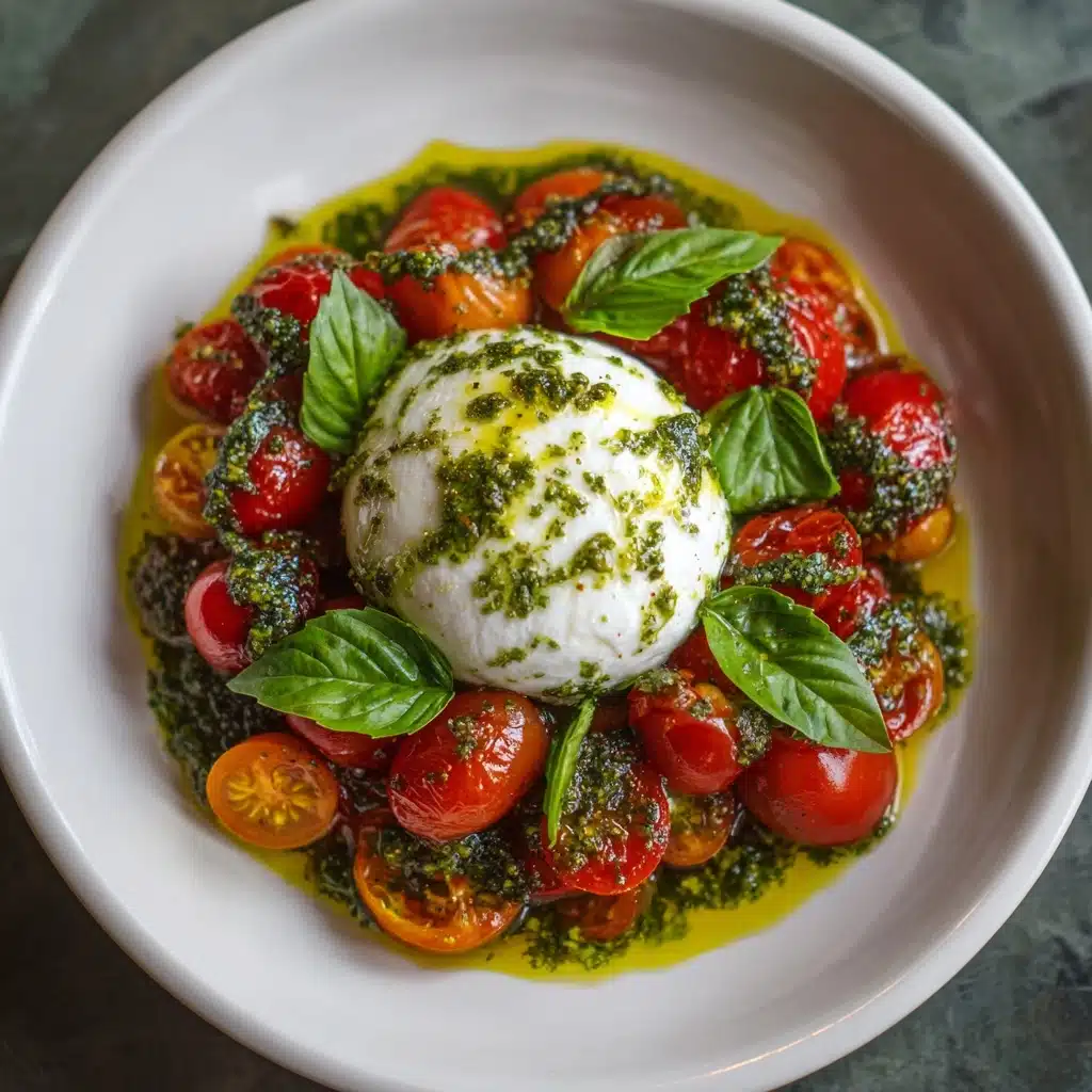 Bursty Tomato Burrata Salad Recipe
