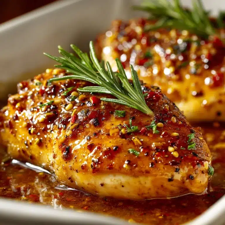 Honey Dijon Rosemary Baked Chicken Recipe