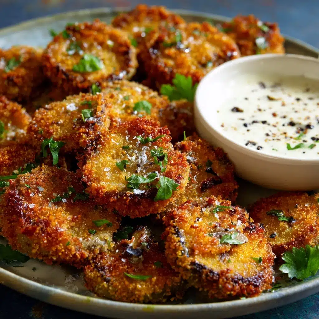 Fried Sliced Mushrooms with Ranch Recipe