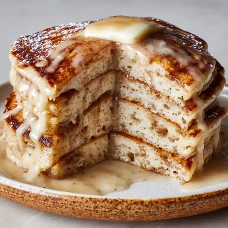 Cinnamon Roll Stuffed Pancakes Recipe