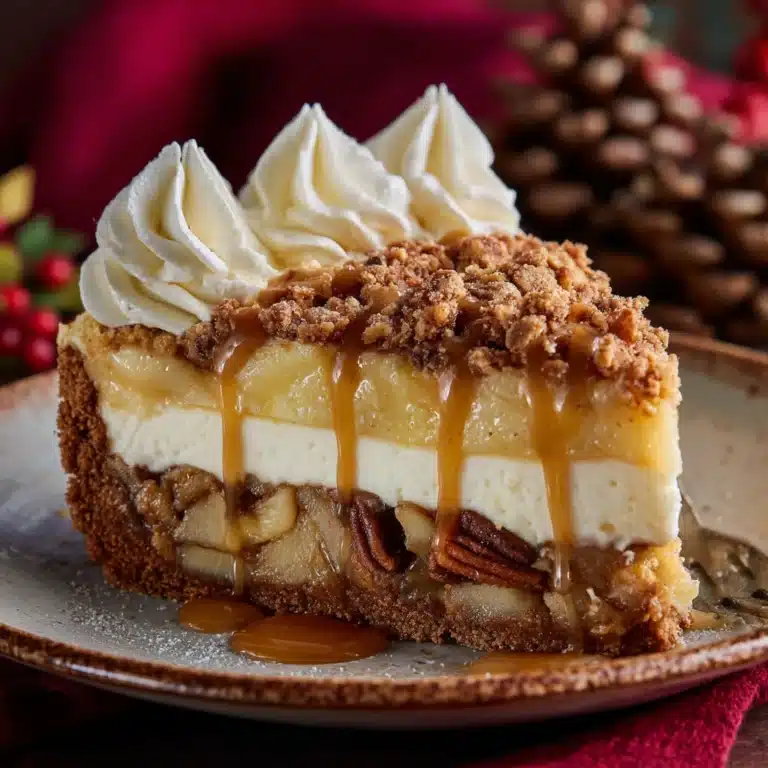 Apple Crisp Cheesecake Recipe