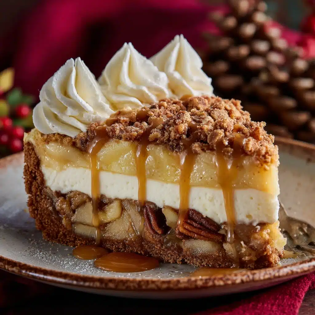 Apple Crisp Cheesecake Recipe