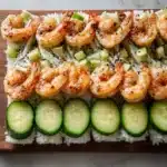 Shrimp Avocado Cucumber Boats Recipe