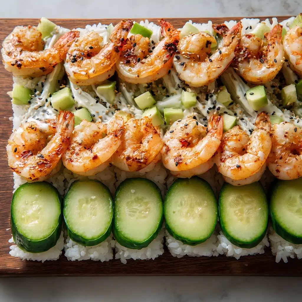 Shrimp Avocado Cucumber Boats Recipe - Recipe Image