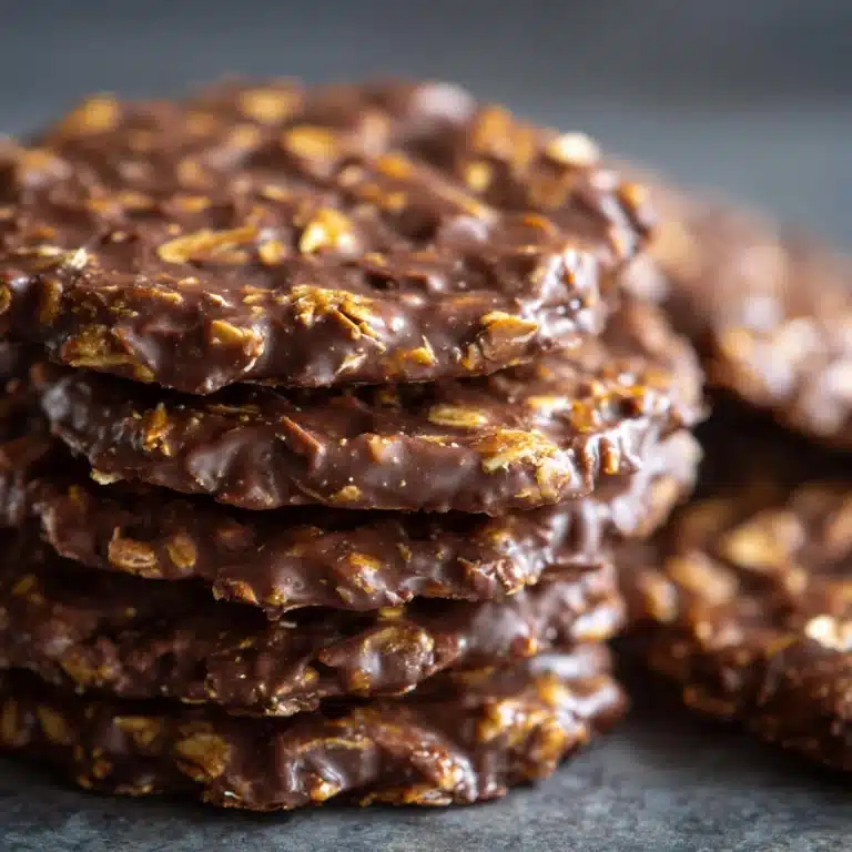 No-Bake Chocolate Oat Cookies Recipe
