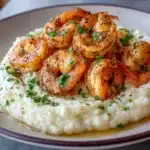 Jerk Shrimp & Cheesy Grits Recipe