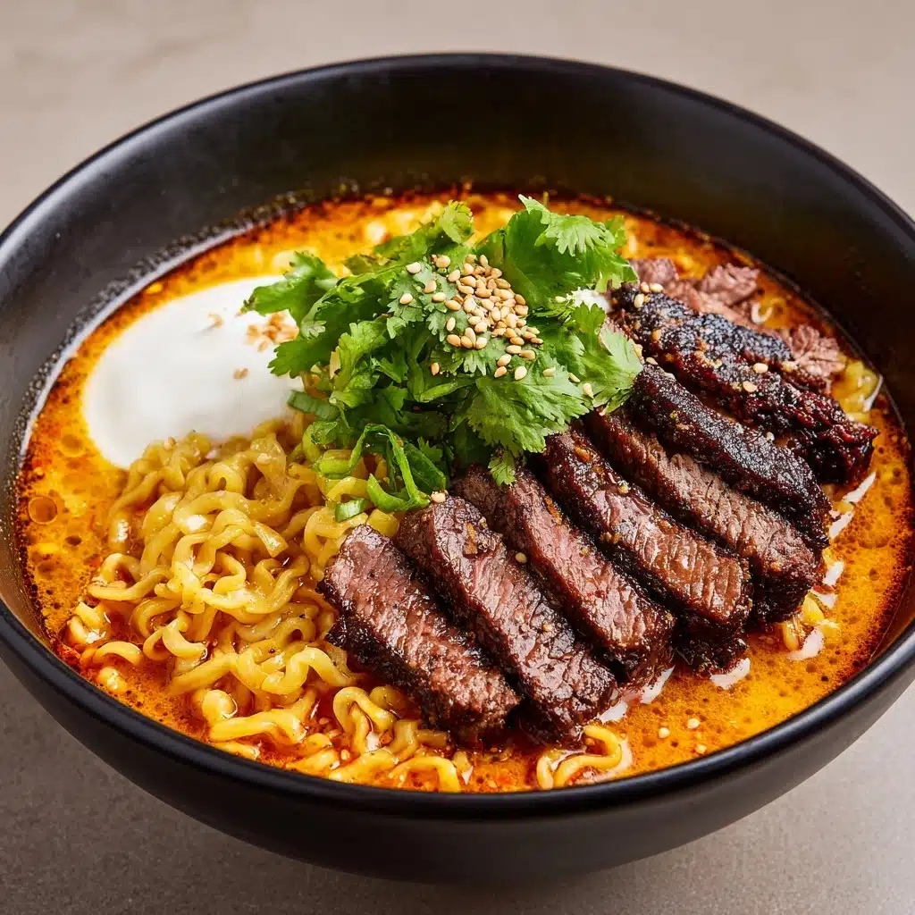 Spicy Korean Ramen Beef: A Delicious and Easy Recipe - Recipe Image