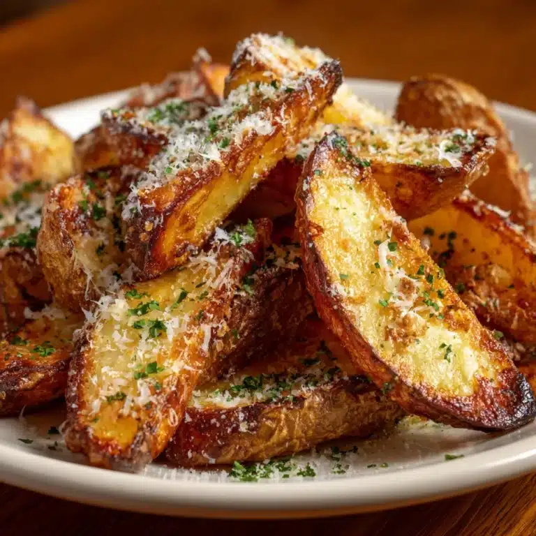 Baked Garlic Parmesan Fries Recipe