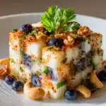 Spicy Blueberry Jicama Salad with Cashews Recipe