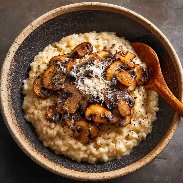 Pastina with Mushroom Leek Parmesan Broth Recipe