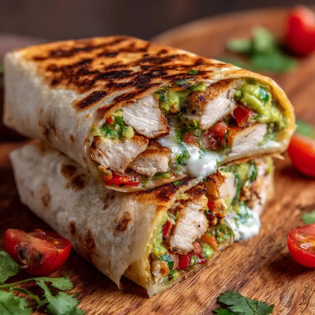 Chicken Avocado Ranch Burritos Recipe