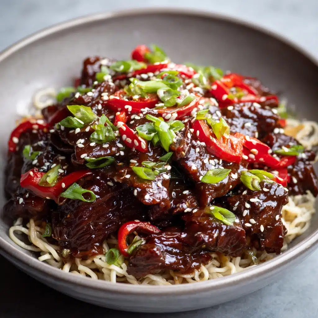 Sticky Rainbow Beef Recipe