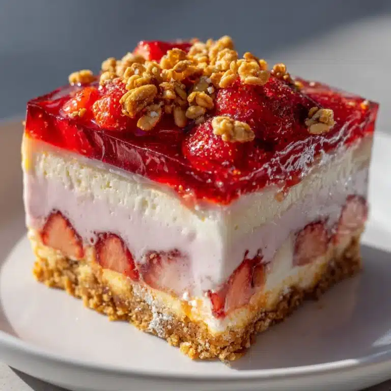 Strawberry Crunch Cheesecake Recipe